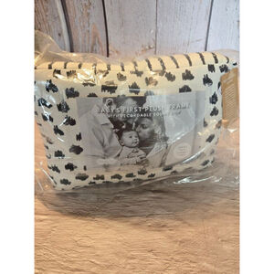 Mud Pie Baby's First Plush Recordable Frame White/Black New-Sealed (A-14)